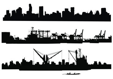 city skyline silhouette