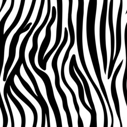 vector seamless black and white pattern of zebra. eps