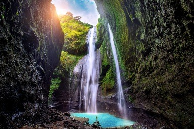 madakaripura waterfall is the tallest waterfall in java and the second tallest waterfall in indonesia.