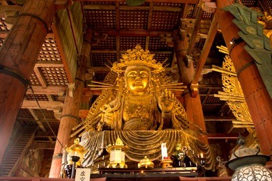 guanyin at todaiji temple nara japan.