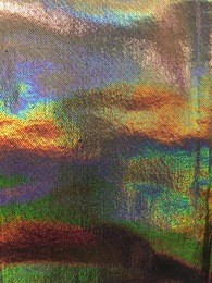 liquid metal rainbow glossy  texture 