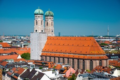 munich, frauenkirche cathedral of our dear lady, bavaria, germany