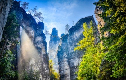 mountain cliffs landscape
