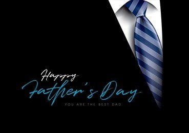 happy father’s day greeting card. vector illustration.