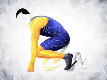 runner, jogging, sprinter, athlete vector, train running, running status, running man, live running status