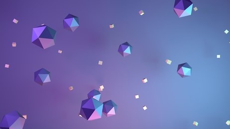 abstract geometric shapes background. 3d render picture.