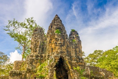 banteay kdei statue ,siem reap ,cambodia, 