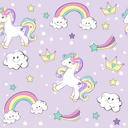 unicorn seamless pattern