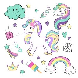 unicorn pop art collection