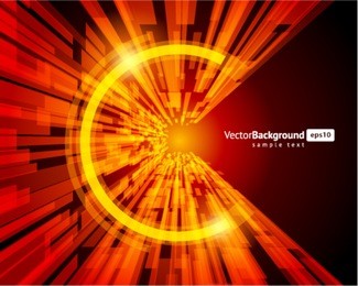 abstract fly technology lines vector background