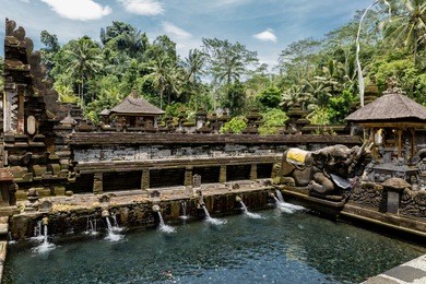 pura tirta empul water temple in bali indonesia 