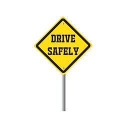 drive safely traffic security concept 