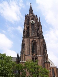dom st. bartholomaeus, in frankfurt am main, hesse, hessen, germany, europe