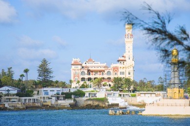 montaza palace in alexandria, egypt.