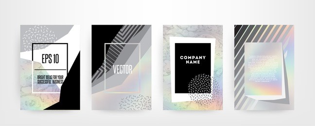 holographic foil illustration