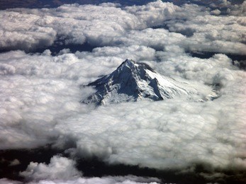 clouds and mountain