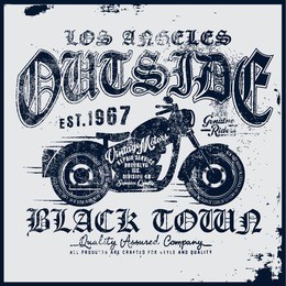 motorcycle  t-shirt graphic