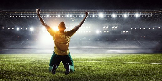 he is the champ . mixed media