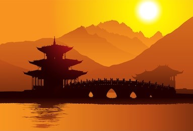 pagoda in lijiang, yunnan, china