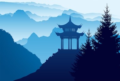 huashan mountain, xi'an, china, province shaanxi