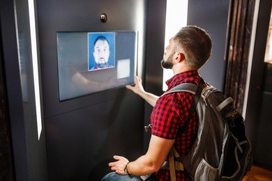 a man undergoes an access control procedure using the recognition of a person in the process of identification and authentication, the concept of modern security systems