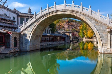 gubei water town in beijing,china.