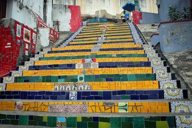 escadaria selarón, rio de janeiro, brazil