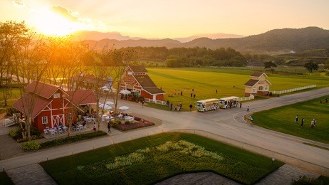 singha park (boon rawd farm), chiang rai, thailand : the park in the chiang rai countryside is a family-friendly attraction and makes for a pleasant way to spend a morning or afternoon.