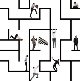 business game of maze