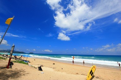 karon beach, phuket
karon beach is another famous beach in phuket. most tourists prefer to swim or surf here a lot.
