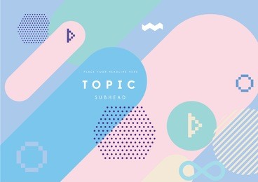 abstract modern geometric background/ annual report cover design