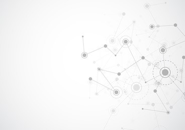 abstract connecting dots and lines. connection science background. vector illustration