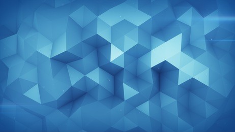 blue polygonal geometric surface. computer generated abstract background. 3d render

