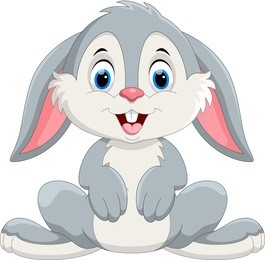 cute little bunny cartoon 