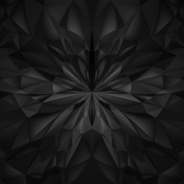 abstract black composition. magic explosion star with particles