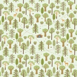 summer forest, trees. seamless background