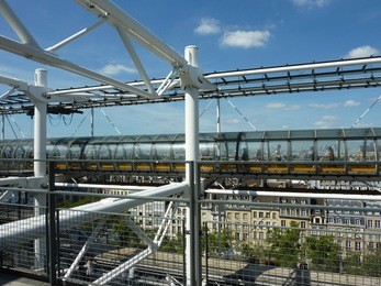 pompidou center interior