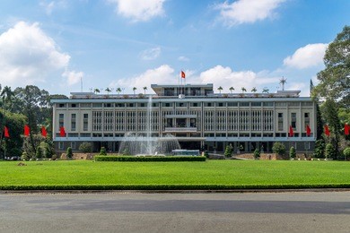 the independence palace in ho chi minh city