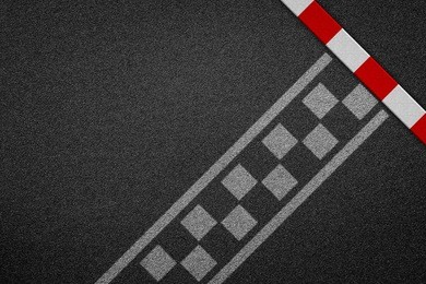 finish line racing background top view