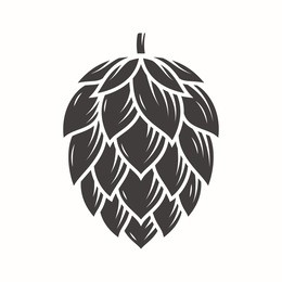 hop emblem icon label logo. vector illustration.