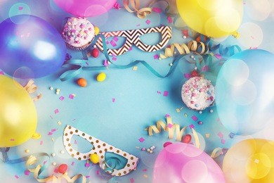 happy birthday concept with copy space