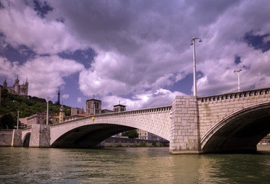 pont bonaparte /lyon/france
