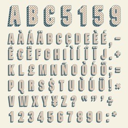 halftone shaded typeset. solid color easy to change.