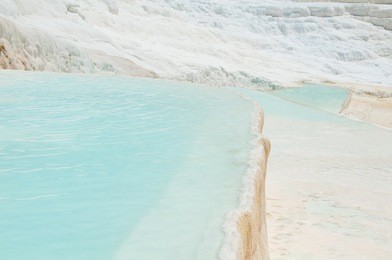 pamukkale, natural site in denizli province in southwestern turkey