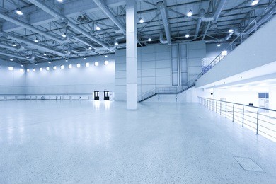 modern store inside office center