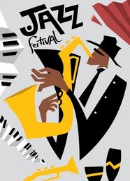 abstract jazz art (vector art)