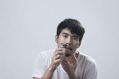 asian men with mustache and asian men's shaving for handsome style asia men.