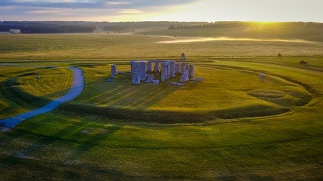 sunrise at stonehenge