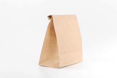 package for products on white background. fast food.