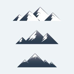 mountain vector logo